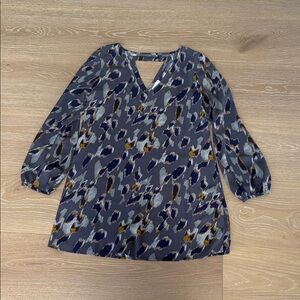 Leith Women's Abstract Blue Dress